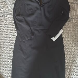 Calvin Klein Black Long Sleeve Dress